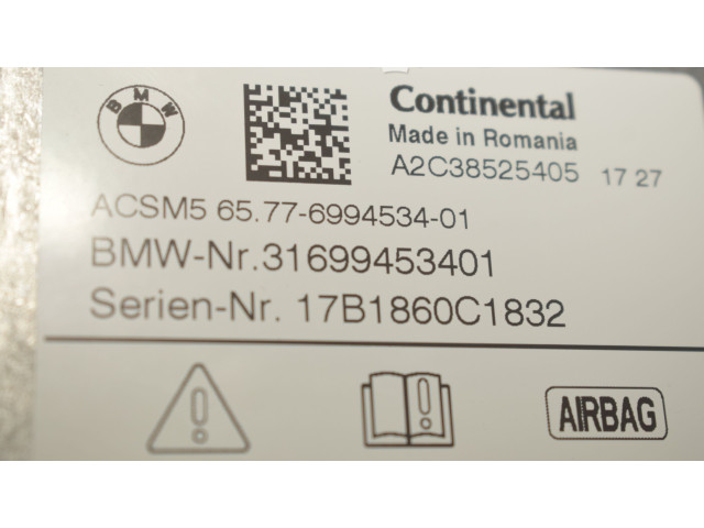 Блок подушек безопасности 6994534, 65776994534   BMW 5 G30 G31