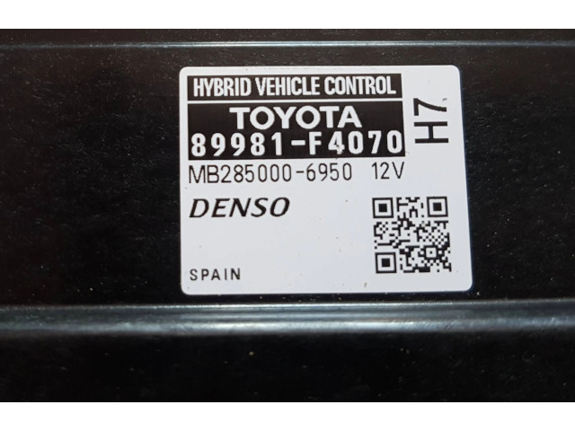 Блок управления двигателя 89981F4070, MB2850006950   Toyota C-HR I