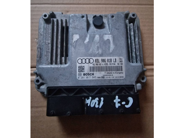 Блок управления двигателя 03L906018JL, 0281017945   Audi A6 S6 C7 4G