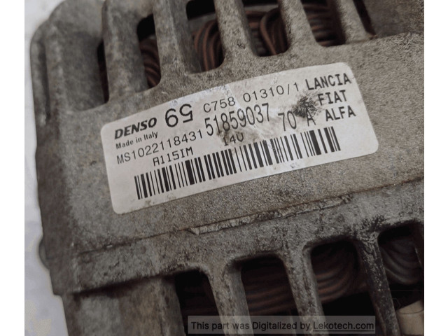 Řídící jednotka 51859037, 51859037   Fiat Punto (188) 1999