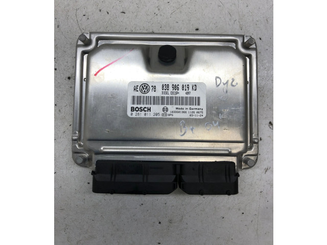 Řídící jednotka 038906019KD, 0281011205   Volkswagen PASSAT B5.5 2004