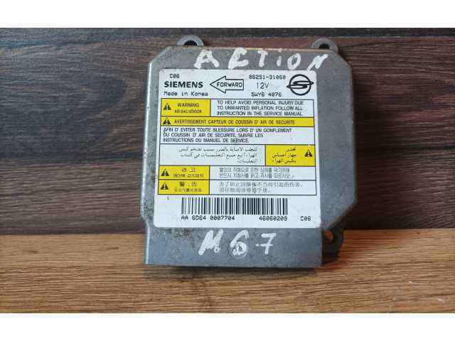 Блок подушек безопасности 8625131060, 5WY64076   SsangYong Actyon