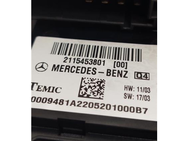   Pojistková skříňka 2115453801, 2115453801   Mercedes-Benz E AMG W211 2005