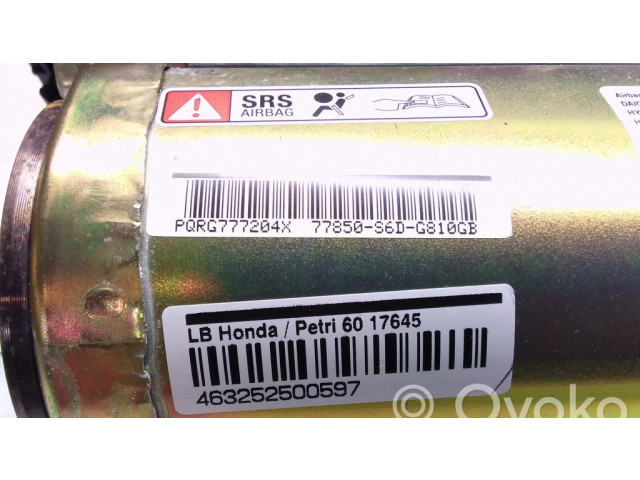 Подушка безопасности пассажира 77850, S6DG810GB   Honda Civic