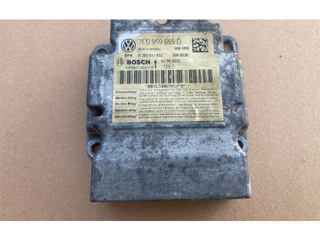 Блок подушек безопасности 7P0959655D, 2014R   Volkswagen Touareg II