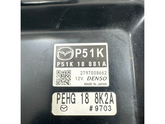 Блок управления двигателем Блок управления P51K18881A, 2797008662   Mazda 3 III