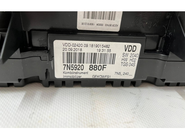 Přístrojová deska  Seat Alhambra (Mk2) 2017 7N5920880F  