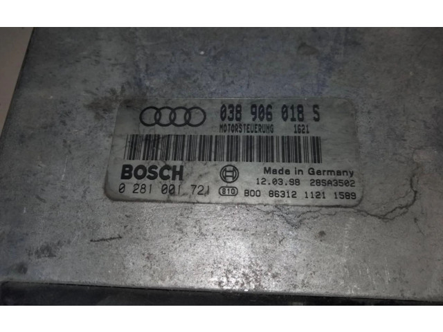 Řídící jednotka 038906018S   Audi A4 S4 B5 8D 