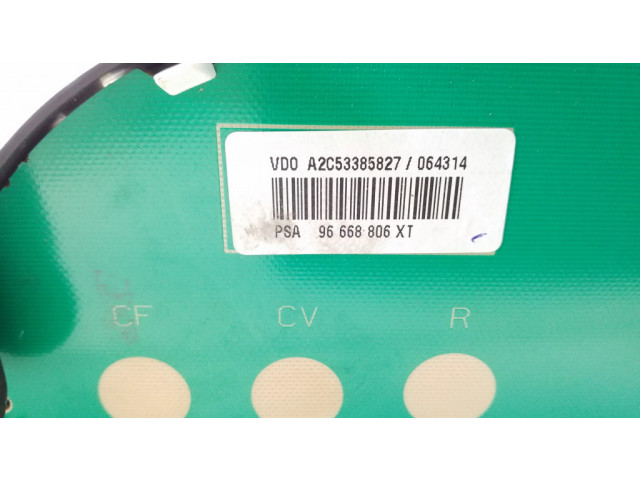 Панель приборов 96668806, 96668806XT   Citroen C3       