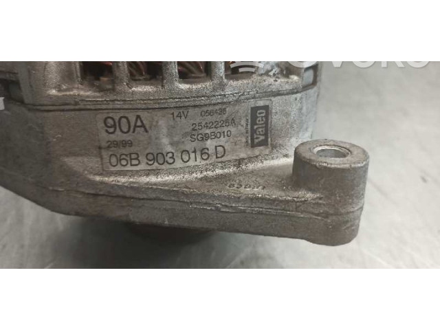 Генератор 06B903016D, 2542225A   Audi A4 S4 B5 8D      