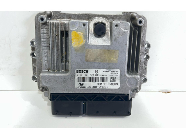 Řídící jednotka 39199-2ABB3, 0281031420   Hyundai ix35 2015