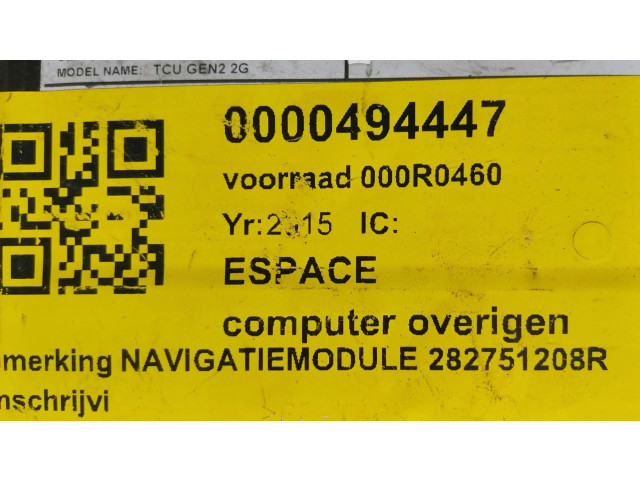 Блок управления голосом 282751208R, 282751208R   Renault Espace I