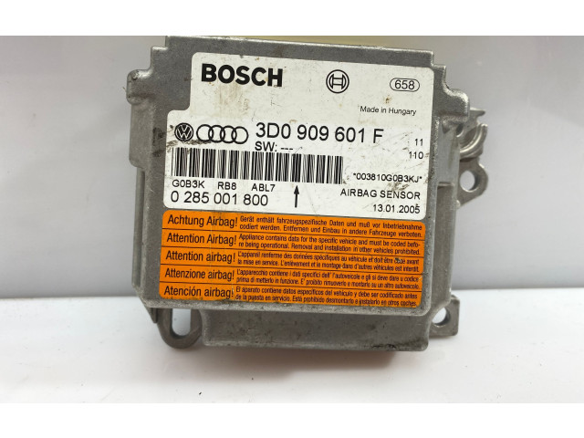 Блок подушек безопасности 0285001800, 3D0909601F   Volkswagen Touareg I