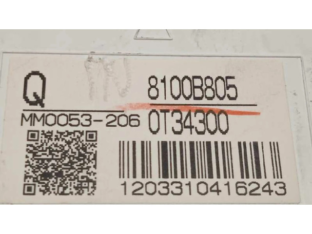 Přístrojová deska  Mitsubishi ASX 2013 8100B805, MM0053206  