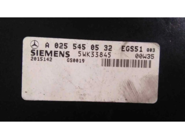 Блок управления коробкой передач A0255450532   Mercedes-Benz E W210