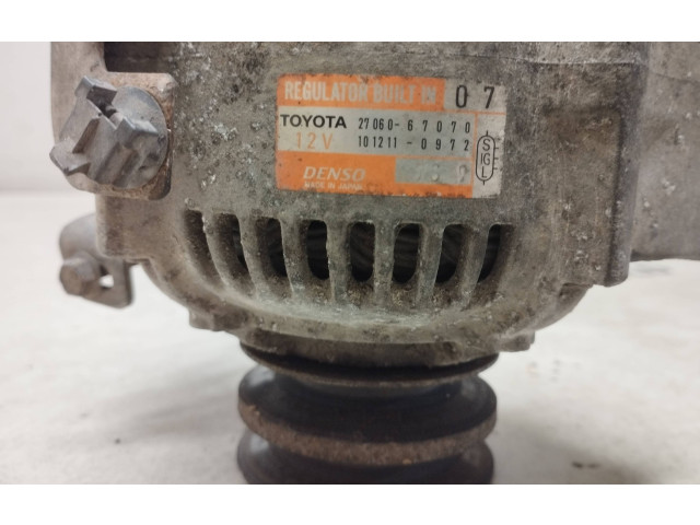 Генератор 27060-67070, 101211-0972   Toyota Land Cruiser (HDJ90) 3.0     