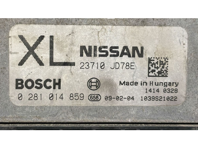Řídící jednotka 23710JD78E, 23710JD78E   Nissan Qashqai+2 2009