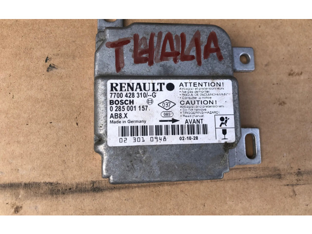 Блок подушек безопасности 7700428310   Renault Thalia I