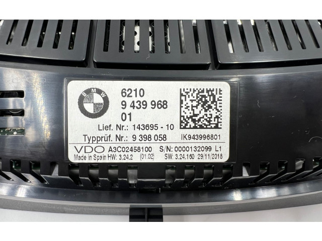 Přístrojová deska  BMW 3 G20 G21 2020 9439968, 9439968  