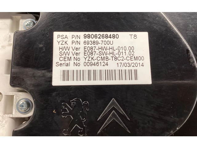 Панель приборов 9806268480   Peugeot 5008       