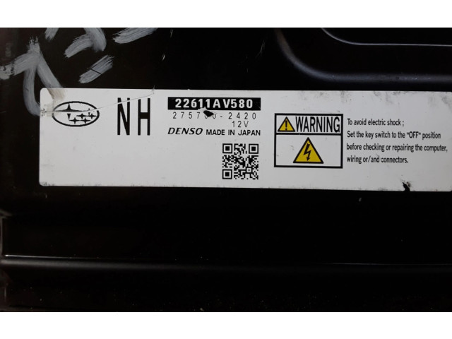 Řídící jednotka 22611AV580, 2757002420   Subaru Forester SH 2010
