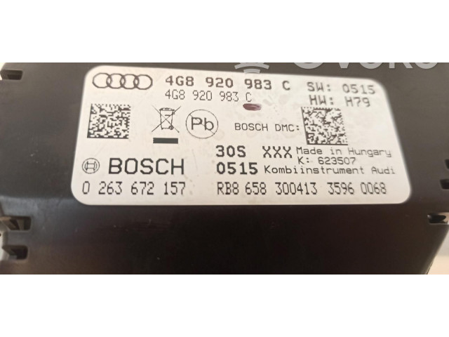 Přístrojová deska  Audi A6 Allroad C7 2013 4G8920983C  