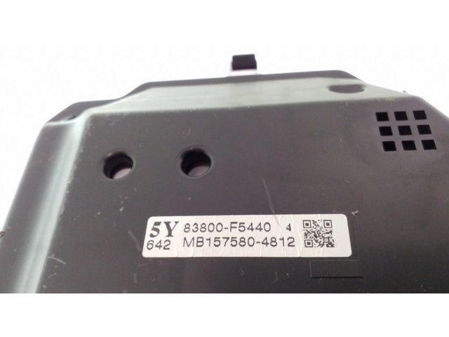 Přístrojová deska  Toyota Yaris 2017 83800F5440, MB1575804812  