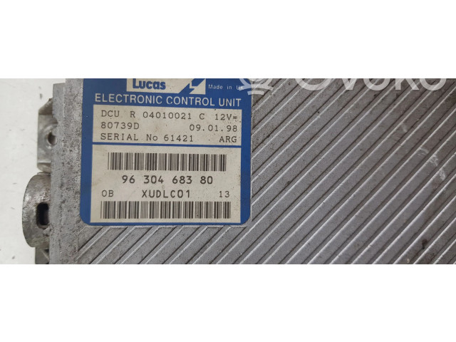 Блок управления двигателя 9630468380   Fiat Ulysse