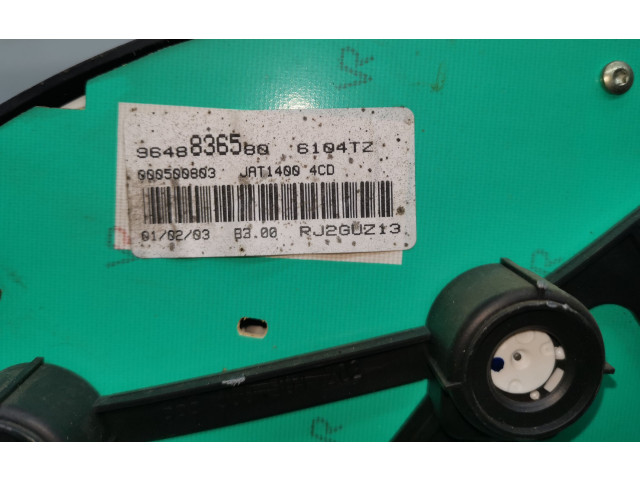 Přístrojová deska  Peugeot 206 2002 9648836580  
