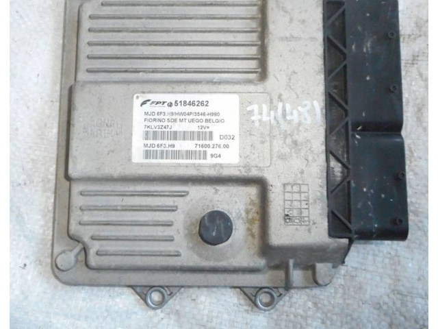 Řídící jednotka 51846262, MJD6F3.H9   Fiat Fiorino 2012