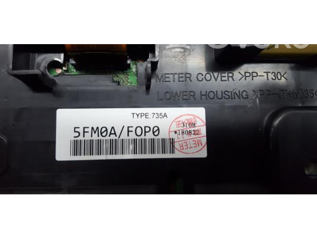 Панель приборов 5FM0AF0P0, 3108180822   Nissan Micra K14       