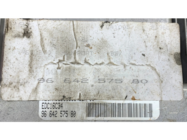 Řídící jednotka 9664257580, EDC16C34   Citroen C4 I 2006