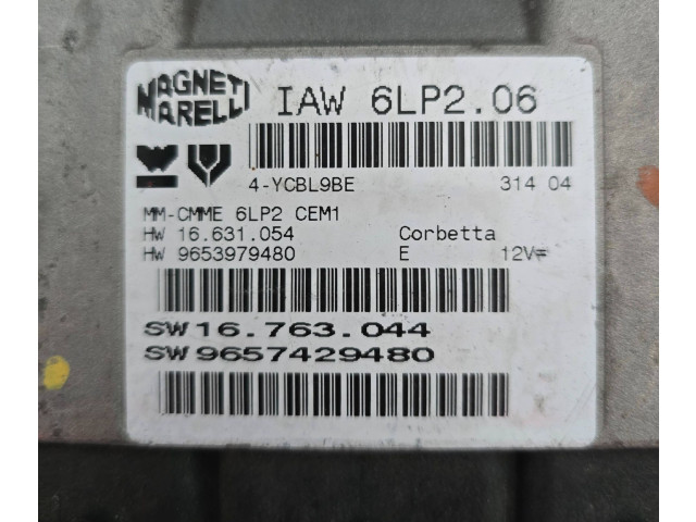 Řídící jednotka 9653979480, 16763044   Peugeot 1007 2004