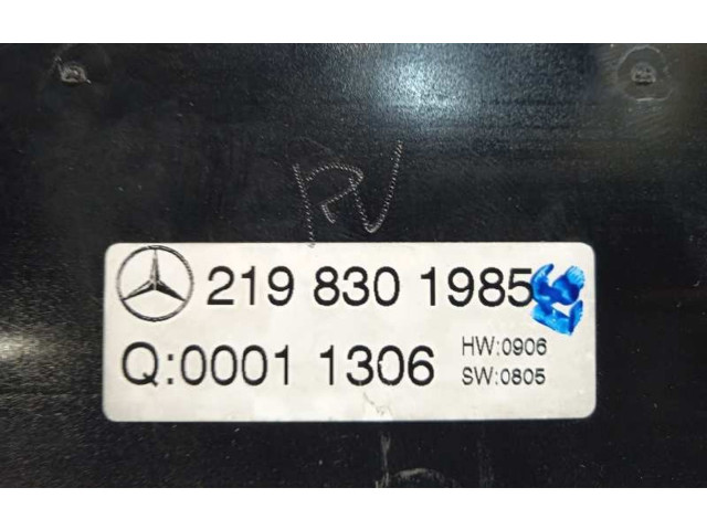 Блок управления климат-контролем 2198301985   Mercedes-Benz CLS C219