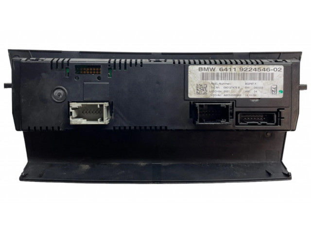 Блок управления климат-контролем 9224546, 64119224546   BMW 3 E92 E93