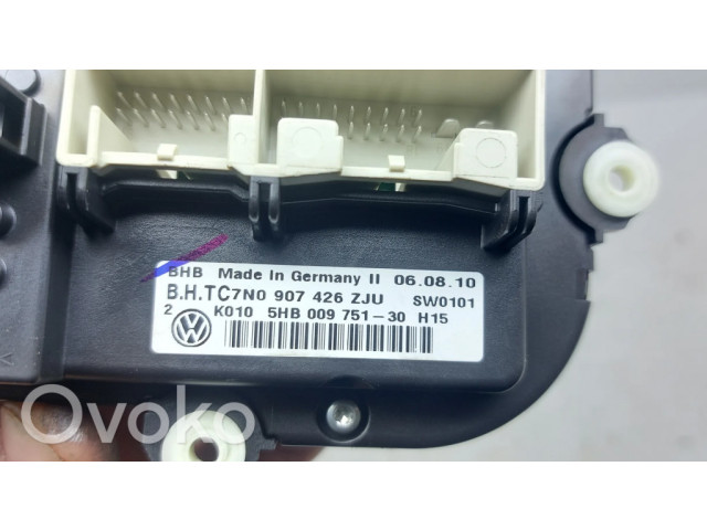 Блок управления климат-контролем 7N0907426, 7N0907426ZJU   Volkswagen Touran II