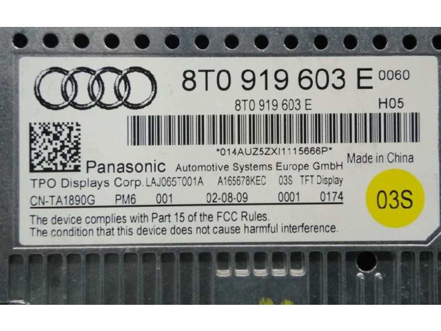 Дисплей    8T0919603E, E2-A1-17-2   Audi A4 Allroad