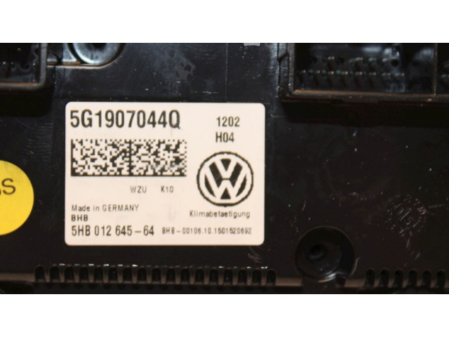 Блок управления климат-контролем 5G1907044Q, 5G1907044Q   Volkswagen Cross Touran II