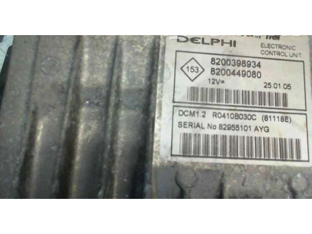 Řídící jednotka 8200501860   Renault Modus 