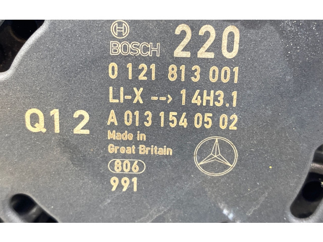 Генератор A0131540502, 0121813001   Mercedes-Benz S W221      