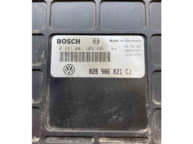 Řídící jednotka 028906021CJ, 0281001405   Volkswagen Polo III 6N 6N2 6NF 1995