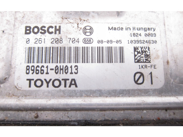 Řídící jednotka 896610H013, 0261208704   Peugeot 107 2005