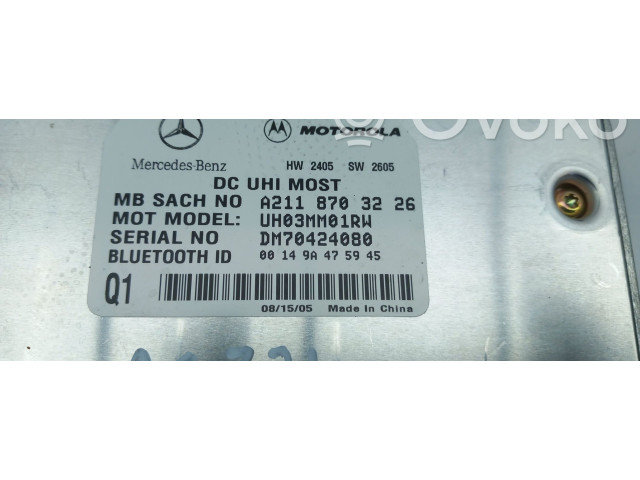 Pojistková skříňka Модуль  A2118703226   Mercedes-Benz B W245 2006