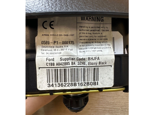Подушка безопасности водителя C1BBA042B85BA, 0589P1000175   Ford Ecosport