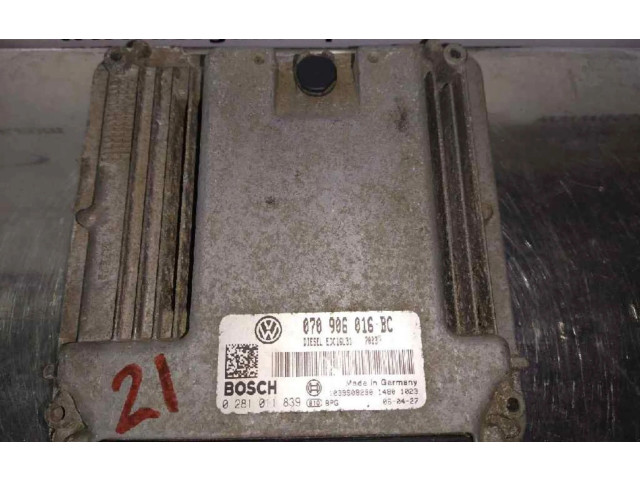 Řídící jednotka 070906016BC   Volkswagen Touareg I 