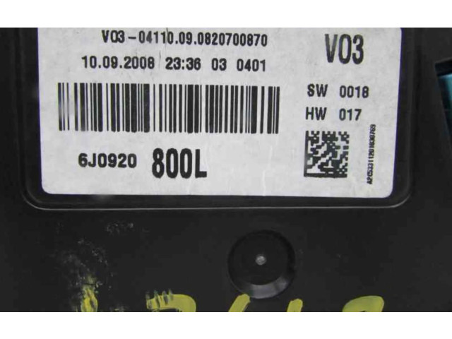 Přístrojová deska  Seat Ibiza IV (6J,6P) 2008 6J0920800L  