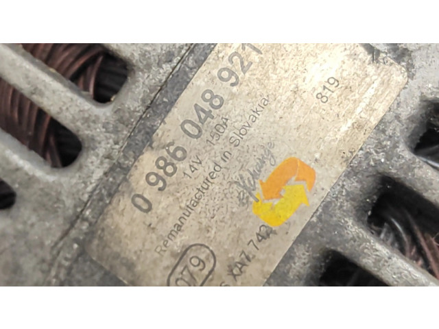 Генератор 0986048921   BMW X3 E83 3.0     
