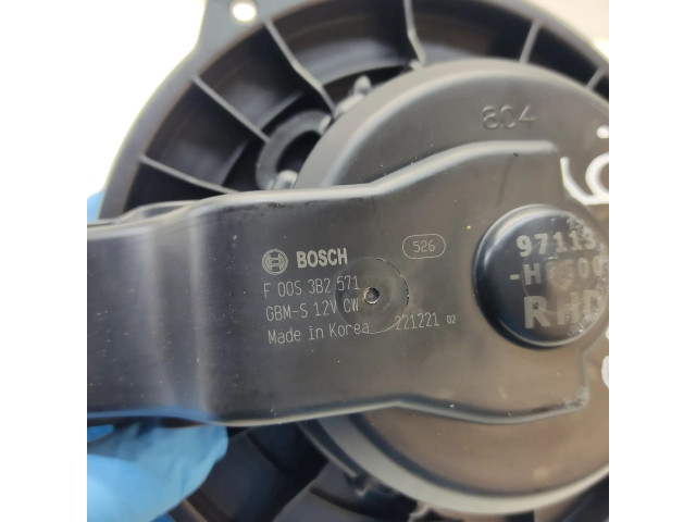 Вентилятор печки    97113H8500, F00S3B2571   KIA Stonic
