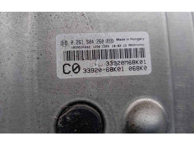 Блок управления двигателя 33920M68K01, 0261S04260   Suzuki Alto