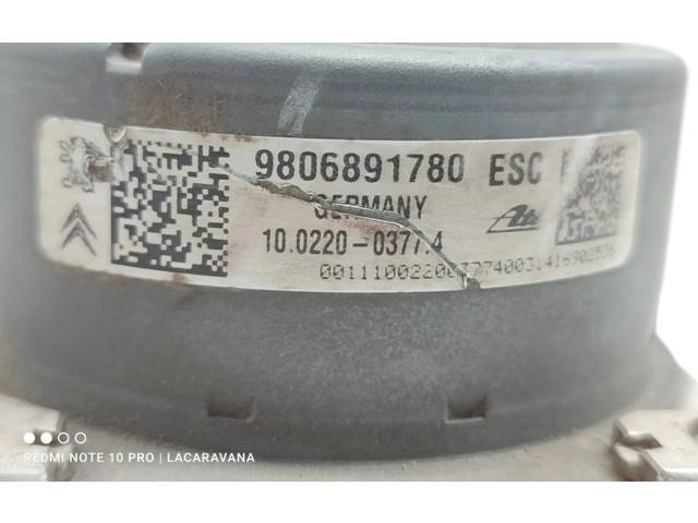 Jednotka ABS 9806891780   Peugeot 208 2014